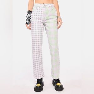 The Ragged Priest
Vibe Mixed Check Jeans
